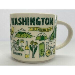 Starbucks Been There Series Washington Coffee Mug The Evergreen State Bigfoot